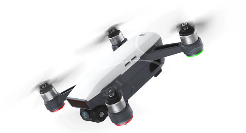 Dron dji deals spark alpine white